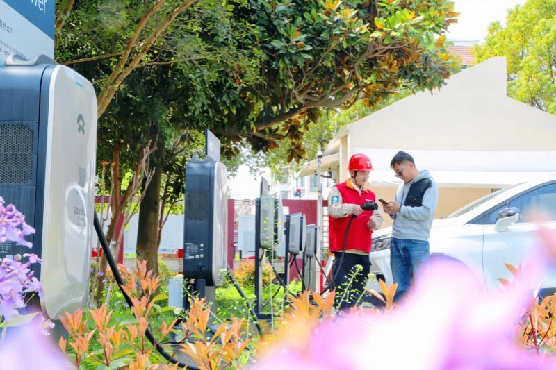 節(jié)日我在崗｜便捷充電助力綠色出行